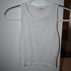 White Crop Top